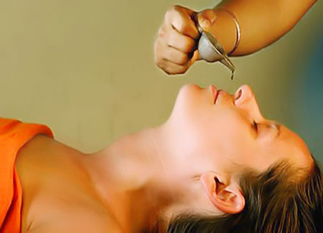 Nasya Karma Ayurvedic treatment at Marsha Ayurvedam