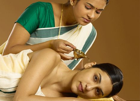Karna Poorna ear treatment at Marsha Ayurvedam